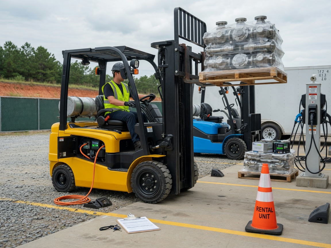 Electric Forklift Rental services